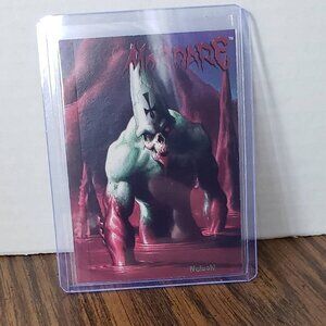 WIZARD MAGAZINE 1993 Nelson's Mordare Manta Comics Card # 2 Creator's Portfolio